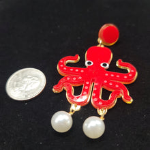 Load image into Gallery viewer, Acrylic Octopi Earrings
