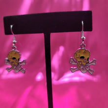 Load image into Gallery viewer, Yellow Cartoon Skull and Crossbones
