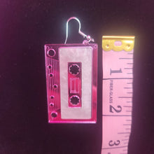 Load image into Gallery viewer, Retro Cassette Tape Earrings
