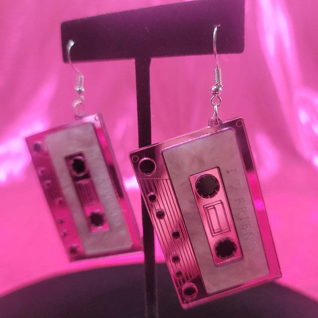Retro Cassette Tape Earrings