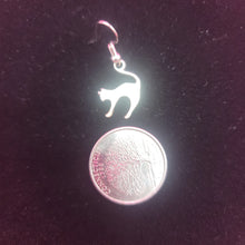 Load image into Gallery viewer, Silver Kitty Earrings
