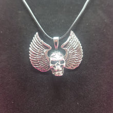 Load image into Gallery viewer, Winged Skull Pendant
