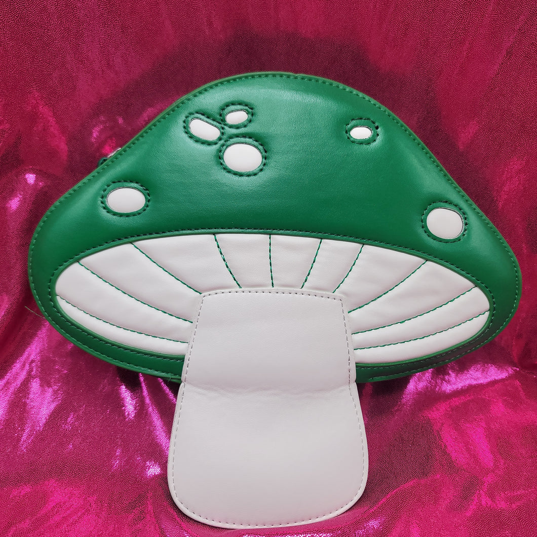 Green Mushroom Purse