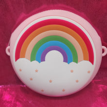 Load image into Gallery viewer, Rubber Rainbow Donut Purse
