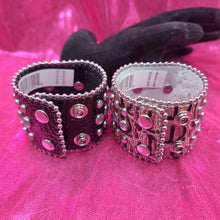 Load image into Gallery viewer, Sparkly, Studded Bracelets with Cut Out Cross
