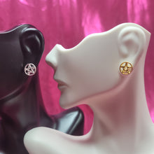 Load image into Gallery viewer, Mini Pentagram Earrings
