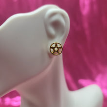 Load image into Gallery viewer, Mini Pentagram Earrings
