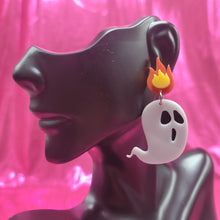 Load image into Gallery viewer, Cartoon Ghost Earrings
