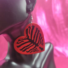 Load image into Gallery viewer, Ribcage Heart Earrings
