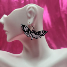Load image into Gallery viewer, Silence Moth Earrings
