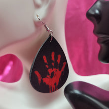 Load image into Gallery viewer, Bloody Hand Earrings
