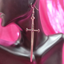 Load image into Gallery viewer, Large Sword Earrings
