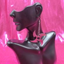 Load image into Gallery viewer, Ninja Star Earrings

