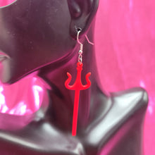 Load image into Gallery viewer, Devil&#39;s Trident Earrings
