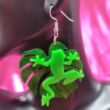 Load image into Gallery viewer, Rainforest Frog Earrings
