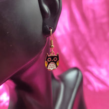 Load image into Gallery viewer, Small Owl Earrings
