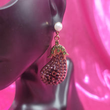 Load image into Gallery viewer, Eggplant Earrings
