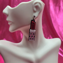 Load image into Gallery viewer, Lipstick Earrings
