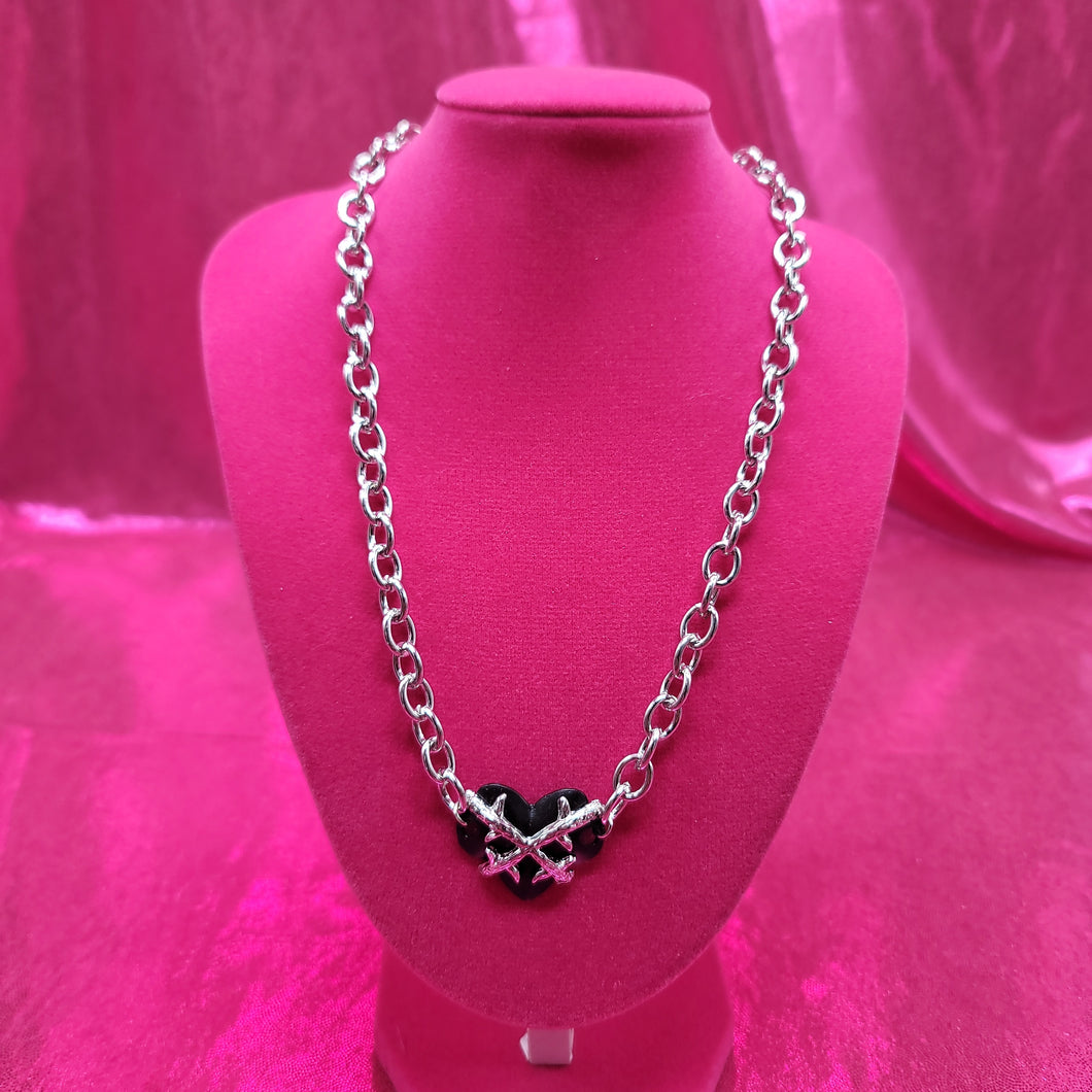 Dark Heart Necklace