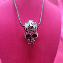 Load image into Gallery viewer, Etched Skull Pendant
