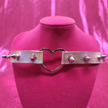 Load image into Gallery viewer, Spiked Heart Choker
