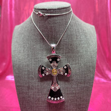 Load image into Gallery viewer, Large Sparkly Cross Pendant
