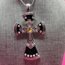 Load image into Gallery viewer, Large Sparkly Cross Pendant
